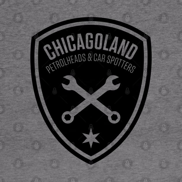 Chicagoland Petrolheads & Car Spotters - Black by DeluxeGraphicSupply